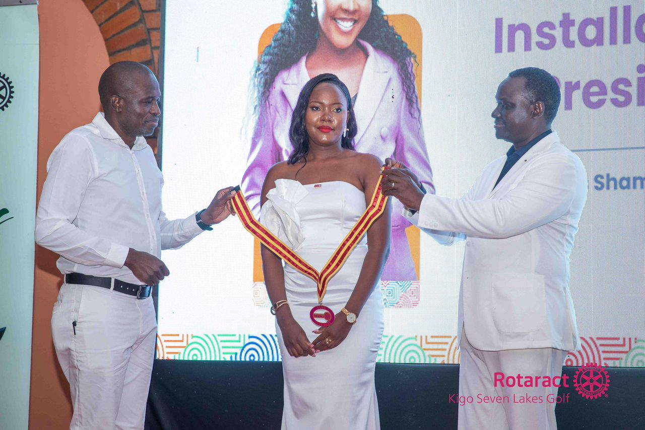 Rotaract Club of Kigo Seven Lakes Golf Installs Shamim Adyeeri as Second President