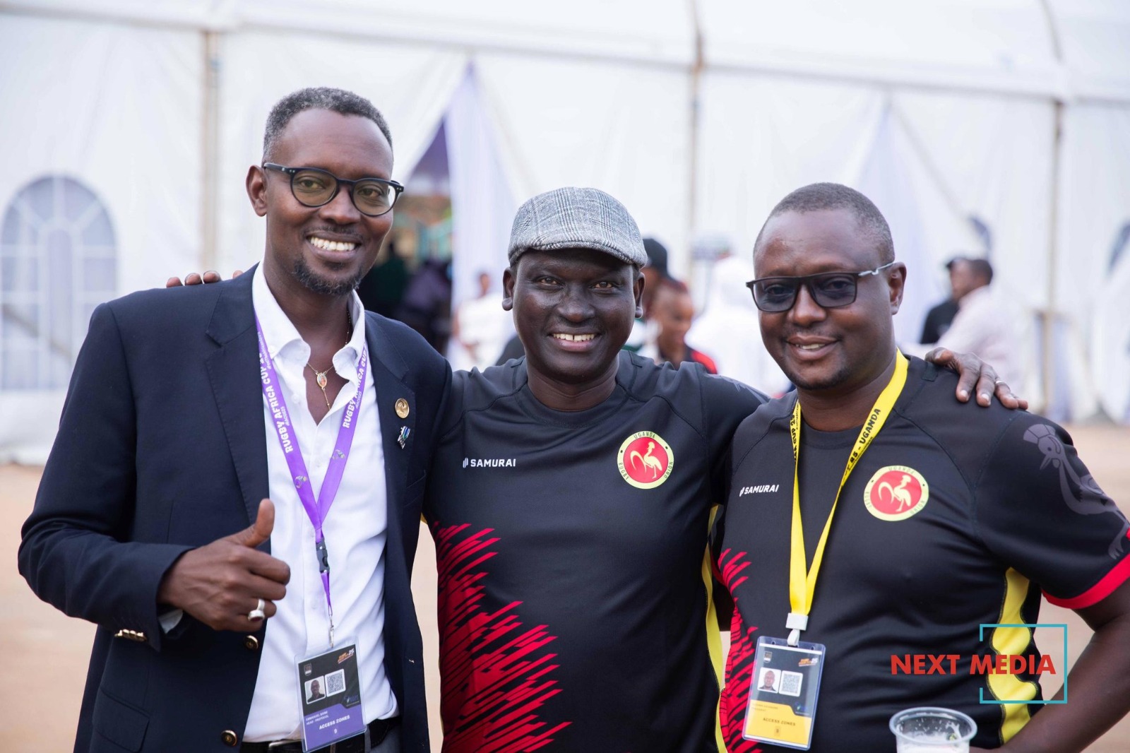 Kin Kariisa Attends First-Ever Rugby Match, Rallies Support for Ugandan Rugby