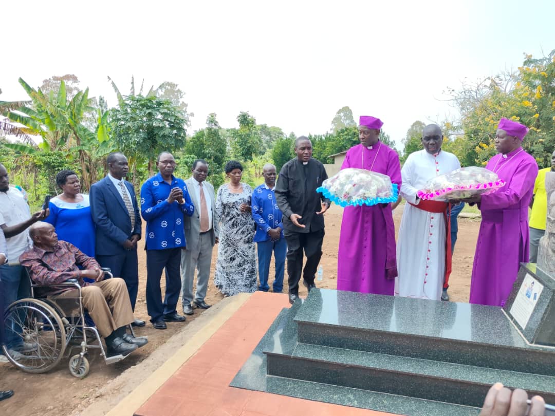 Archbishop Kaziimba Pays Tribute to Cecilia Ogwal During Visit to Her Home in Kole