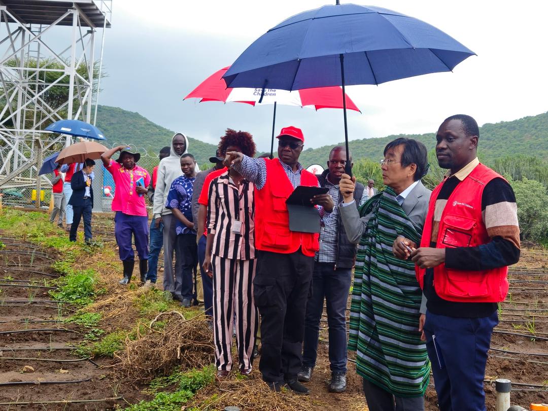 Japanese Ambassador Hands Over Nutrition, Irrigation Projects in Moroto